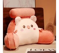 YTBHSHXZ Supporto for la schiena Cuscino for schienale confortevole for rilassare braccio e zona lombare Cuscini for il supporto della vita morbidi(Pink,70 * 45cm)