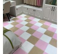 YTBHSHXZ Tappetino da pavimento a forma di puzzle peloso, isolamento acustico, ritagliabile, protezione for il, 10 pezzi(Style E)