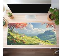 YTBHSHXZ Tappetino for mouse con tastiera lunga for computer Field Rabbit, lavabile, base in gomma antiscivolo(600x400x2mm)