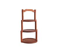 YTBHSHXZ， Tavolo da dessert cinese in legno Tazza multistrato Supporto for servizio di pasticceria creativo Decorazione for festa di nozze Vassoio for torta Vassoio for torta(26cmx48cm)