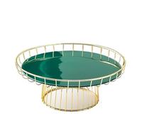 YTBHSHXZ， Tavolo da dessert in ceramica a strato singolo Decorazione di nozze Espositore for torte Vassoio for cupcake di lusso leggero for feste di compleanno