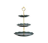 YTBHSHXZ， Tazza a 3 livelli Supporto da portata in stile europeo for torte Vassoio da portata di frutta Porta cupcake Supporto da dessert Tavolo da esposizione for caramelle Vassoio for torte