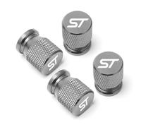 YTDHDE 4 Tapp Auto Pneumatici Cappucci delle valvole Compatibile con per Ford ST Line Focus X 2 3 Mondeo Fiesta Kuga MK2 MK3 MK4 Tappi per Valvole di Pneumatici Parapolvere,C
