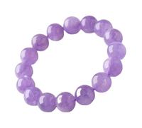 YTDJJWLS Braccialetto da uomo e da donna con ametista naturale, 8 mm, braccialetto creativo di alta qualità, pietra, senza pietre preziose