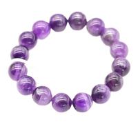 YTDJJWLS Braccialetto in ametista naturale, braccialetto creativo di fascia alta, stile etnico da uomo e donna, senza pietre preziose