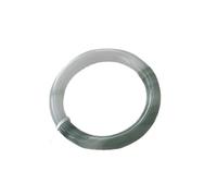 YTDJJWLS Braccialetto naturale da 60 mm in giada a righe rotonde con giada bianca a righe sottili, pietra di neve, senza pietre preziose