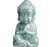 YTDJJWLS Ciondolo a forma di Buddha in giada naturale, 32 mm, con pietra di giada blu, alta creatività, pietra, senza pietre preziose