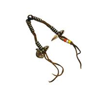 YTDJJWLS Collana con perline tibetane buddiste da 3,5 cm, realizzata a mano, in alluminio, senza pietre preziose