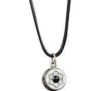 YTDJJWLS Collana da uomo buddista Shurangama Mantra con sei parole, amuleto, in alluminio, senza pietra preziosa