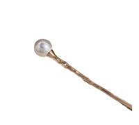 YTDJJWLS Fermaglio per capelli in stile cinese con perle, stile antico, fascia alta Hanfu, 1 pezzo (confezione da 1), bianco