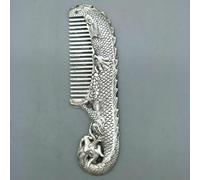 YTDJJWLS Pettine in rame fatto a mano in stile tibetano tradizionale cinese, 17 cm, colore: bianco
