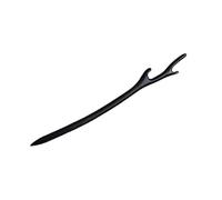 YTDJJWLS Stile antico di fascia alta nero legno di sandalo Hairpin femminile cinese Tornante
