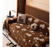 YTDYHGDY Universale Copridivano, Elasticizzato Antimacchia Sofa Cover Moderno Resistente Confortevole Salvadivano per Cani, Gatti e Bambini(180 * 400cm)