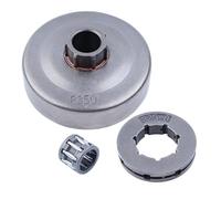YTGEWXC .325"-8T Tamburo della Frizione Cerchio Pignone Cuscinetto Ad Aghi Kit for 350 351 Motosega Parte Dell'attrezzo бензопила