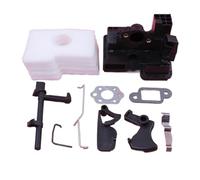 YTGEWXC Alloggiamento del Filtro for MS180 MS170 018 017 MS 170 180 Motosega Parte Acceleratore Grilletto Interblocco Asta dello Strozzatore Kit Guarnizione