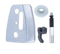 YTGEWXC Kit Piastra Barra ingranaggio a Vite Senza fine con oliatore a pistone for Motosega 340 350 345 346