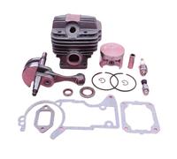 YTGEWXC Kit pistone e Guarnizione dell'olio dell'albero Motore del Cilindro da 52 mm for motoseghe MS440 044 1128 020 1227, 1128 029 2301 con Set Completo di guarnizioni