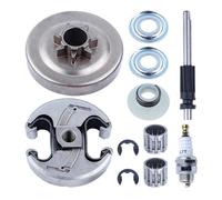 YTGEWXC Kit Tamburo Frizione 7T da 325" for Motosega 340 345 350, Cuscinetti ad Aghi, oliatore for Ingranaggi a Vite Senza fine for 578097901