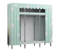 YTGHBIML Abbigliamento Guardaroba Portatile Armadio Armadio Tubo In Acciaio Addensato Vestiti Armadio Per Camera Da Letto Appeso Grande Armadio Leggero Portatile Armadio Spazioso