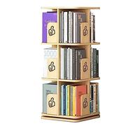 YTGHBIML Libreria angolare girevole a 360° a 2/3/4 ripiani libreria salvaspazio per libri fotografici per bambini organizer perfetto da esporre