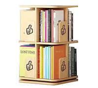 YTGHBIML Libreria angolare girevole a 360° a 2/3/4 ripiani libreria salvaspazio per libri fotografici per bambini organizer perfetto da esporre