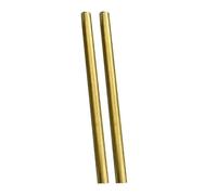 YTGZS Barre rotonde in ottone H62 per fai da te, per tornio, lunghezza 600 mm, 2 pezzi, diametro: 4 mm