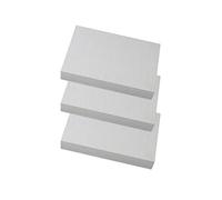 YTGZS Coperta in Fibra di Ceramica Pannello Isolante Stabilità alle Alte Temperature Bassa Conduttività Resistente al Calore Ignifugo Lunghezza 300mm Larghezza 200mm,3 Pezzi,Thickness 5mm