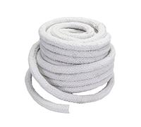 YTGZS Corda della Fibra Ceramica Intrecciato Guarnizione Ad Alta Temperatura della Guarnizione per La Colata del Forno del Forno della Fornace della Caldaia,Il Giro Lunghezza 3m,Diameter 18mm