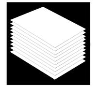 YTGZS Fogli di Plastica ABS Pannelli Bianco Modellabili per Artigianato Home Decor Spessore 2,5mm 10 Pezzi,250mmx200mmx2.5mm