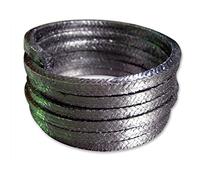 YTGZS Imballaggio in Grafite Compressione Flessibile in Grafite Classe A per Premistoppa della Pompa O Tenuta Meccanica dello Stelo della Valvola Lunghezza 1000mm,12mmx12mmx1000mm