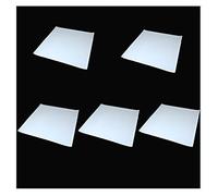 YTGZS Lastra in Gomma Siliconica Bianca Guarnizione Resistente alle Alte Temperature Utilizzata per Realizzare Guarnizioni e Tenute,Lunghezza 100mm Larghezza 100mm 5 Pezzi,Thickness 3mm