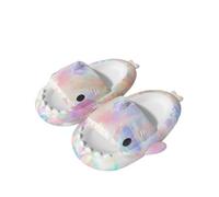 YTHSPNZE Ciabatte Di Squalo, Nuove E Interessanti Pantofole Di Squalo Nuvola, Pantofole Di Squalo Antiscivolo Ad Asciugatura Rapida, Pantofole Di Squalo EVA Starlight-Liuxina bianca-36-37