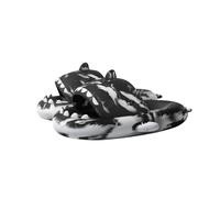 YTHSPNZE Ciabatte Di Squalo, Nuove E Interessanti Pantofole Di Squalo Nuvola, Pantofole Di Squalo Antiscivolo Ad Asciugatura Rapida, Pantofole Di Squalo EVA Starlight-bianco nero-44-45