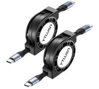 YTLUSN 100W Cavo USB C [2Pezzi,1.2M] 5A Cavo USB C to USB C Ricarica Rapida & Dati Sycn per iPhone 16/15/14/13, iPad, MacBook Galaxy S24/S23 UItra