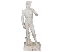 YTOOZ Statua della Statua del David, la Bellissima Immagine di Michelangelo Personaggio David Scultura Gioielli per la casa Artigianato Regalo d'Arte in Resina Vintage