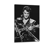 YTRENENRYRY Poster artistico da parete vintage di Elvis Presley, stampa artistica da parete su tela, poster estetico con musica e film, decorazione per soggiorno e camera da letto, 20 x 30 cm, con