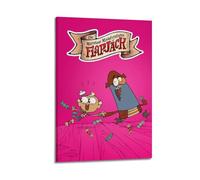 YTRENENRYRY Poster artistico da parete vintage su tela, motivo: The Marvelous Misadventures of Flapjack, poster estetico con musica e film, decorazione per soggiorno e camera da letto, 20 x 30 cm