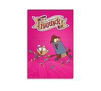 YTRENENRYRY Poster artistico da parete vintage su tela, motivo: The Marvelous Misadventures of Flapjack, poster estetico con musica e film, decorazione per soggiorno, camera da letto, 50 x 75 cm