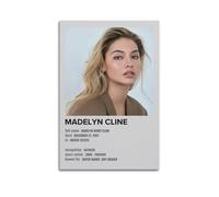 YTRENENRYRY Poster di Madelyn Cline, stampa artistica da parete su tela, stile vintage, con musica e film, decorazione per soggiorno, camera da letto, 30 x 45 cm, senza cornice