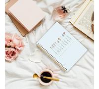 YTRGI John 3:16 Christian Journaling Notebook, Pink Coquette Bow Bibbia Notebook per prendere appunti, Diari di Scrittura per Scrittura, Diario di preghiera, Preppy Religioso Spiral Notebook 14,9 x