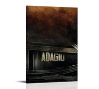 YTRWOEGF Adagio - Poster estetici del film, decorazione artistica da parete su tela, stile vintage, poster decorativo per soggiorno e camera da letto, 30 x 45 cm, con cornice