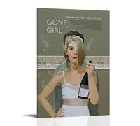 YTRWOEGF Poster con scritta "Gone Girl", decorazione artistica da parete su tela, stile vintage, per soggiorno e camera da letto, 40 x 60 cm, con cornice