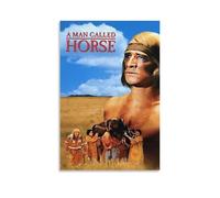 YTRWOEGF Poster decorativo da parete con scritta "A Man Called Horse", decorazione artistica da parete in stile vintage, per soggiorno, camera da letto, 50 x 75 cm, senza cornice