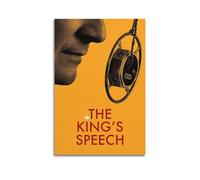 YTRWOEGF Poster decorativo da parete con scritta in inglese "The King's Speech, decorazione artistica da parete in stile vintage", per soggiorno, camera da letto, 20 x 30 cm, senza cornice