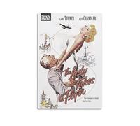 YTRWOEGF Poster decorativo da parete in stile vintage, con scritta "The Lady takes a flyer", per soggiorno, camera da letto, 40 x 60 cm, senza cornice
