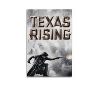 YTRWOEGF Poster decorativo da parete in stile vintage con Texas Rising, decorazione artistica da parete per soggiorno, camera da letto, 30 x 45 cm, senza cornice