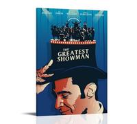 YTRWOEGF The Greatest Showman Movie - 3 poster, decorazione artistica da parete su tela, stile vintage, per soggiorno e camera da letto, 30 x 45 cm, con cornice