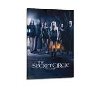 YTRWOEGF The Secret Circle, poster estetico da parete su tela, decorazione artistica da parete vintage, poster decorativo per soggiorno, camera da letto, 60 x 90 cm, con cornice