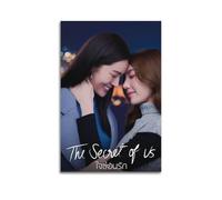 YTRWOEGF The Secret of Us Serie TV - 2 poster, decorazione artistica da parete su tela, stile vintage, decorazione artistica da parete per soggiorno, camera da letto, 60 x 90 cm, senza cornice