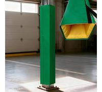YTSJXN Paracolpi per Pali da Garage e Basket, Protezione Anti-Urto per Bambini e Auto, Rivestimento Morbido in Spugna per Colonne, Altezza 122-213cm(Green,14X14CM_H 213CM)